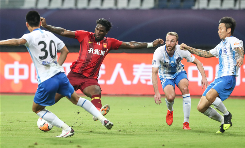 包含天津泰达客场不敌河北华夏幸福，领先被追赶的词条